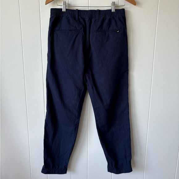Hollister Men's Linen Blend Blue Chinos | Size Small - Picture 6 of 7